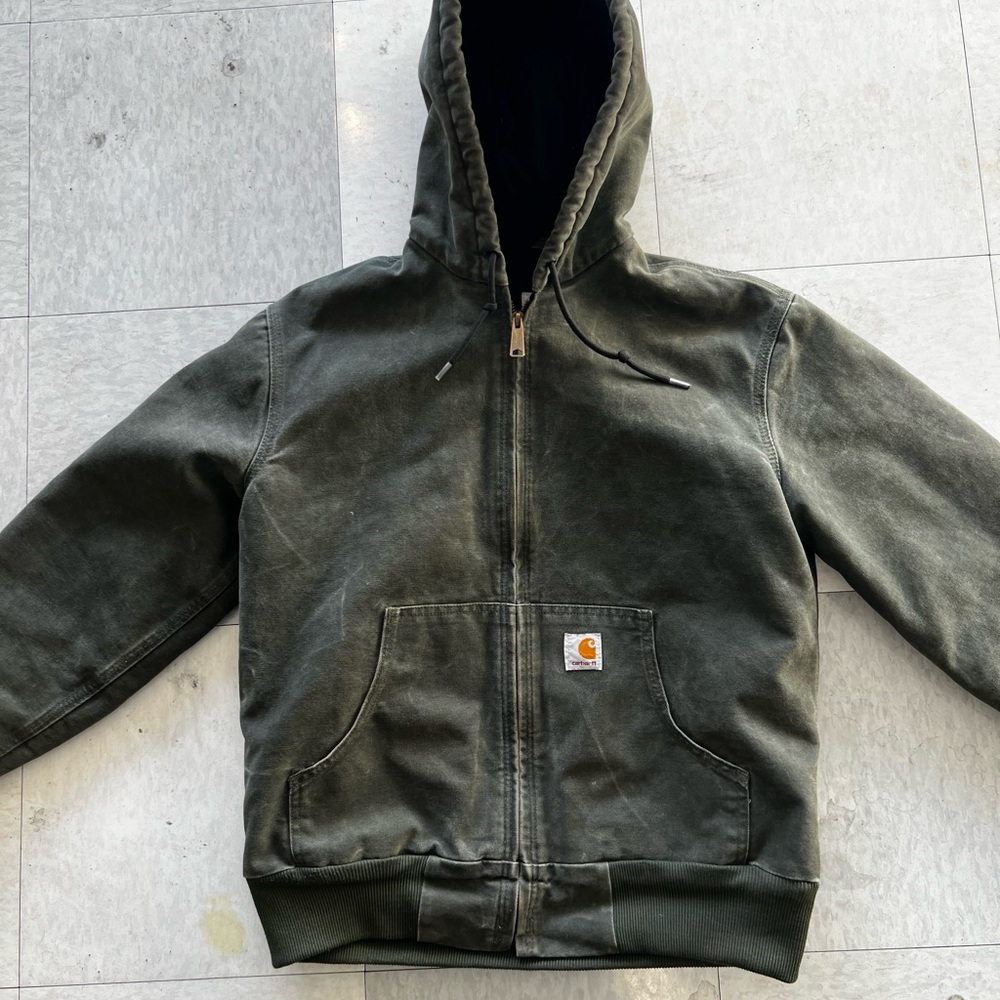 Vintage Green Carhartt Jacket